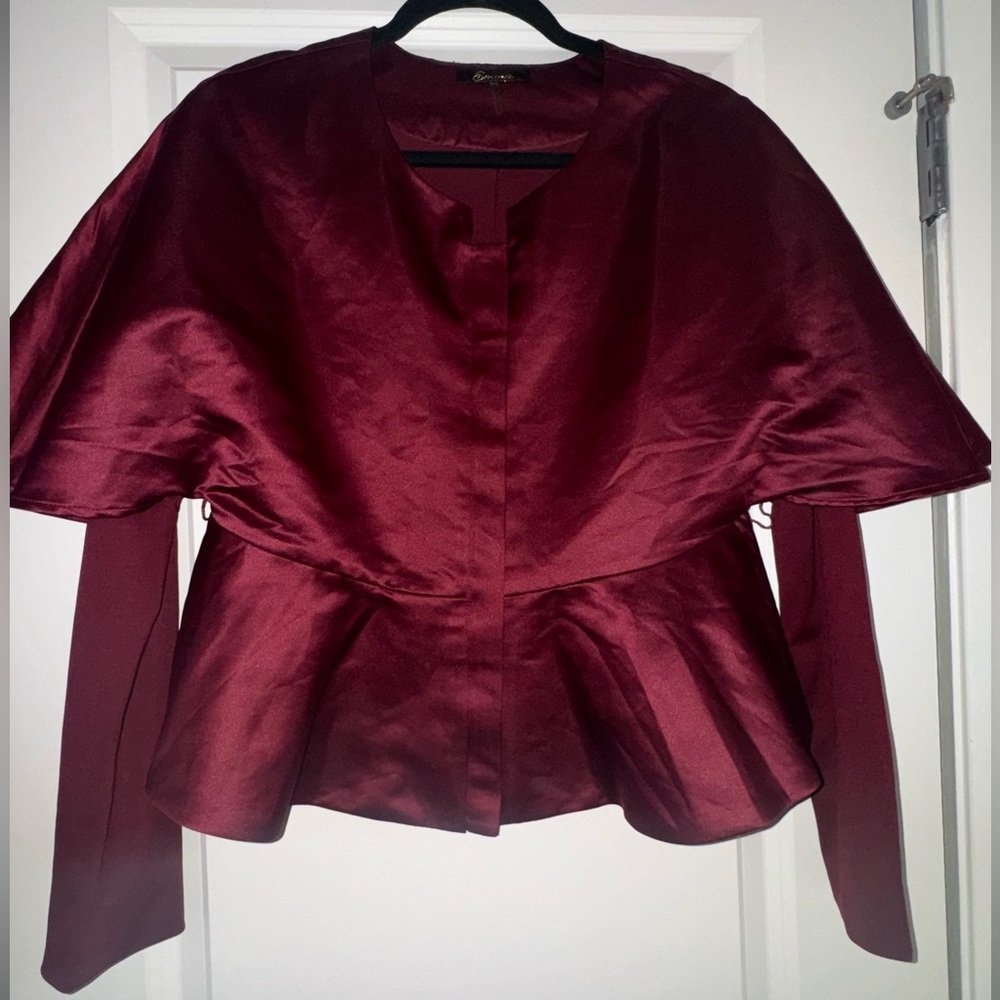 Unique Red Evening Top
